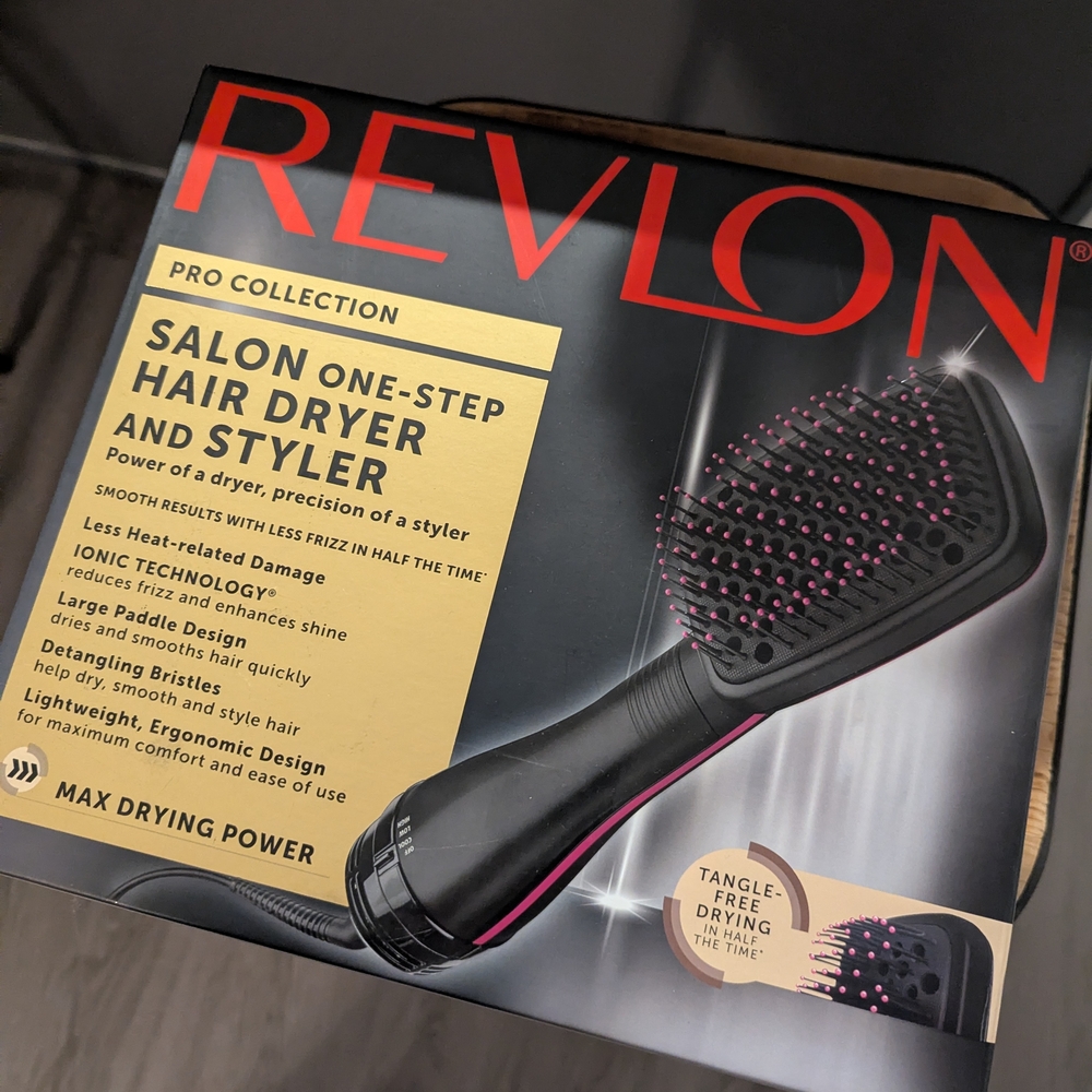 Revlon Pro Collection Hair Dryer and Styler - Black and Pink